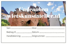 Afbeelding in Gallery-weergave laden, Cadeaubon wietskunstattelier.nl - wietskunstatelier