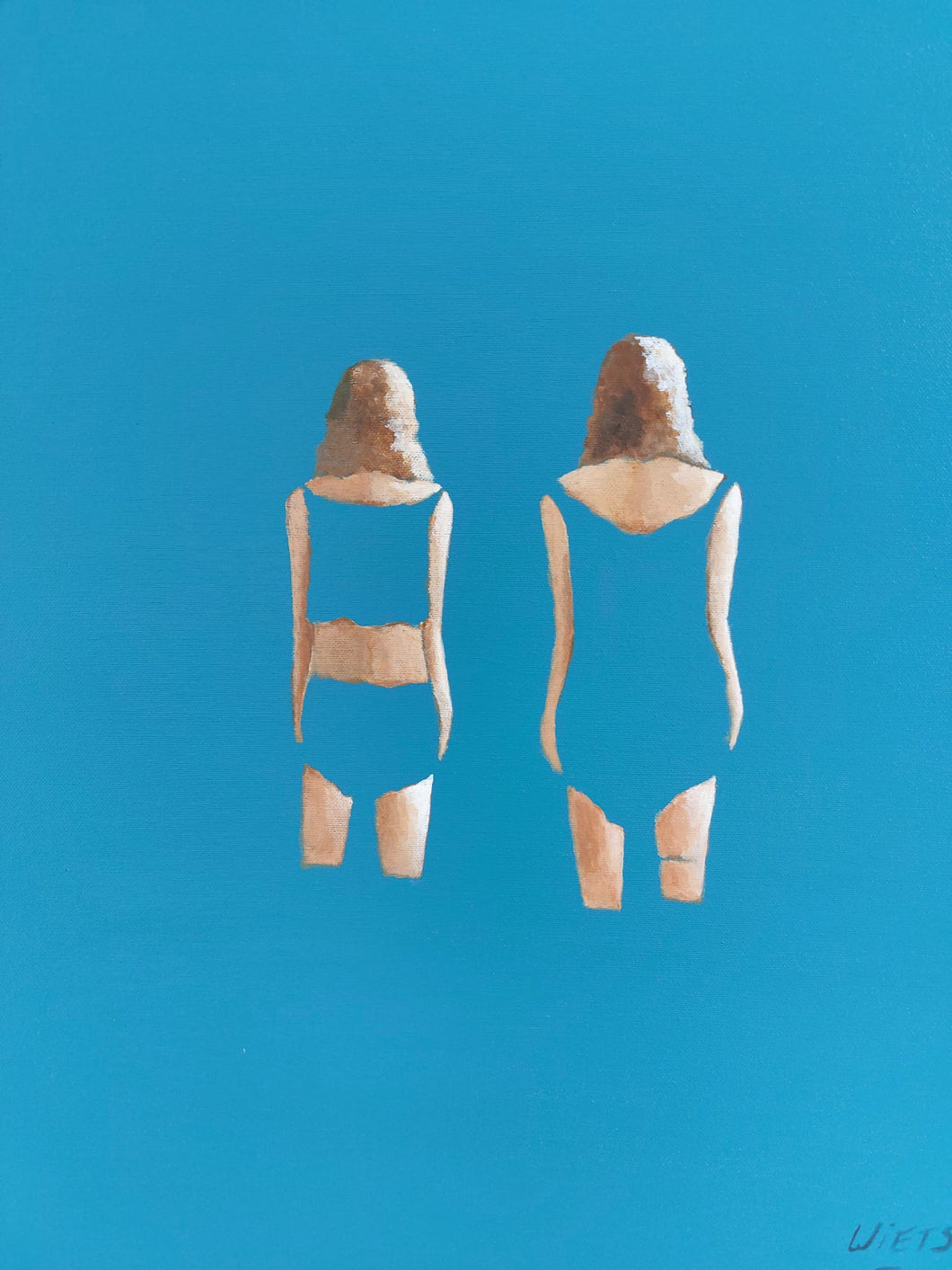 2 dames... in zee - wietskunstatelier