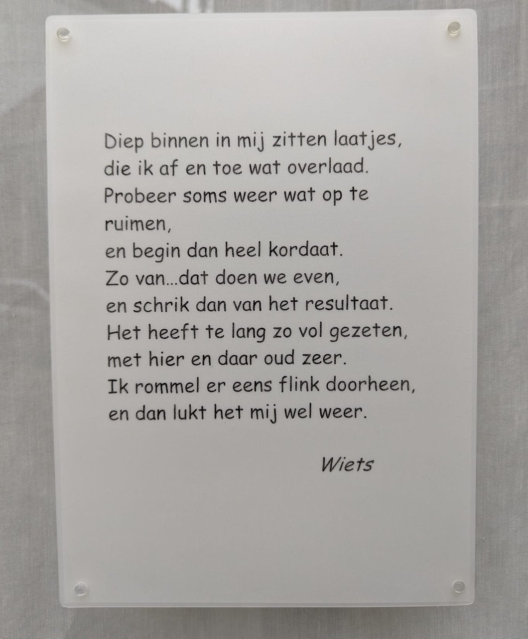 gedichten wandelen