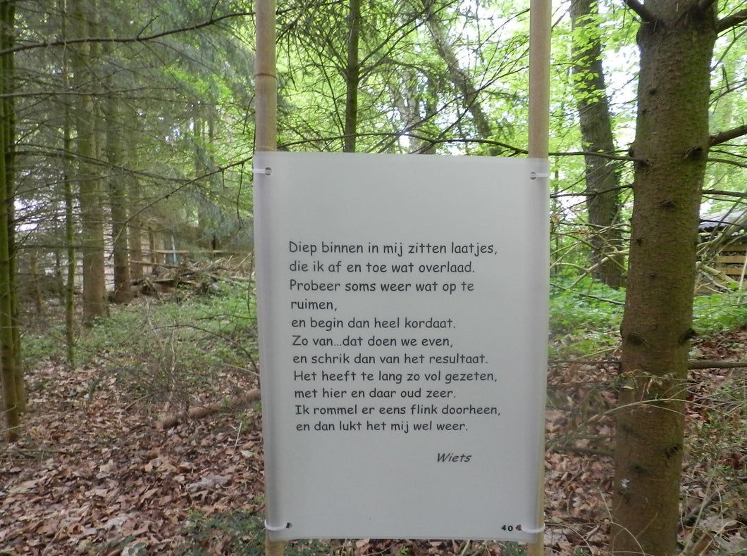 1 gedicht. de eend - wietskunstatelier